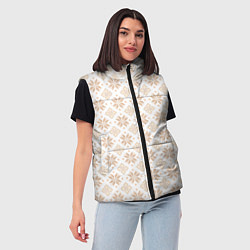 Женский жилет Русь культура и обычаи, цвет: 3D-красный — фото 2