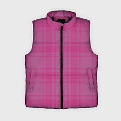 Женский жилет Checkered pink, цвет: 3D-черный