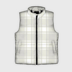 Женский жилет Checked white completely, цвет: 3D-черный