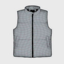 Женский жилет Текстура на серебристо-сером, цвет: 3D-черный