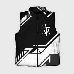 Женский жилет Doom geometry black
