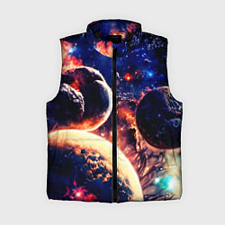 Женский жилет Фантастический космос планеты