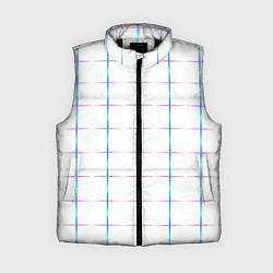 Женский жилет Color white blue stripes