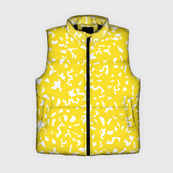 Женский жилет Лимонный камуфляж, цвет: 3D-черный