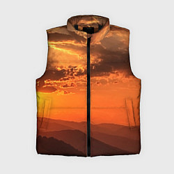 Женский жилет Закат на перевале актопрак