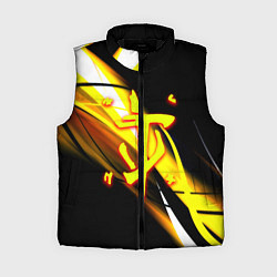 Женский жилет Doom геометрия из полос, цвет: 3D-черный