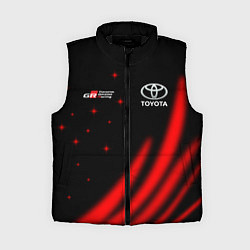 Женский жилет Toyota GR Gazoo Racing, цвет: 3D-черный
