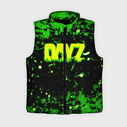 Женский жилет Dayz кислотные краски лого, цвет: 3D-черный
