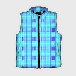 Женский жилет Color neon light blue purple stripes