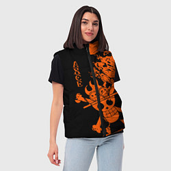 Женский жилет One Piece - Ace, цвет: 3D-черный — фото 2