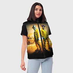 Женский жилет Хайзенберг и Бендер пустились во все тяжкие, цвет: 3D-черный — фото 2