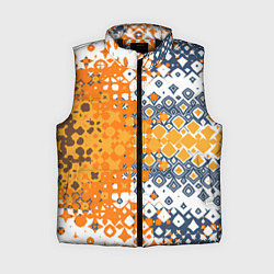 Женский жилет Геометрические разводы, цвет: 3D-черный