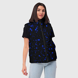 Женский жилет Color blue khaki, цвет: 3D-черный — фото 2