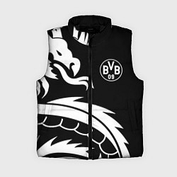 Женский жилет Borussia дракон белый