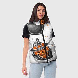 Женский жилет Candy halloween, цвет: 3D-черный — фото 2