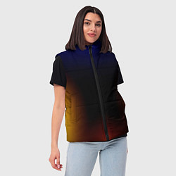 Женский жилет Color black red blue, цвет: 3D-черный — фото 2