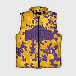 Женский жилет NBA LA Lakers, цвет: 3D-черный
