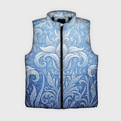 Женский жилет Ледяной цветочный орнамент