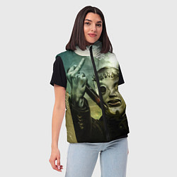 Женский жилет Slipknot, цвет: 3D-черный — фото 2