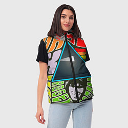 Женский жилет Pink Floyd, цвет: 3D-черный — фото 2