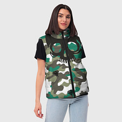 Женский жилет Камуфляж, цвет: 3D-светло-серый — фото 2