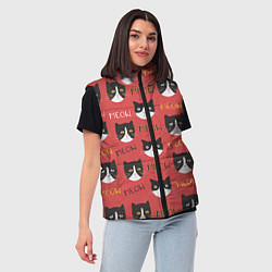 Женский жилет Meow, цвет: 3D-красный — фото 2