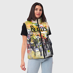 Женский жилет The Beatles: Colour Spray, цвет: 3D-красный — фото 2