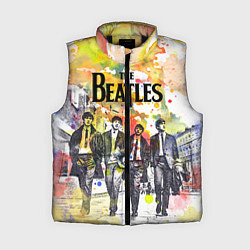 Женский жилет The Beatles: Colour Spray, цвет: 3D-черный