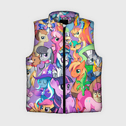 Женский жилет My Little Pony, цвет: 3D-светло-серый