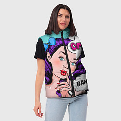 Женский жилет PO ART, цвет: 3D-черный — фото 2