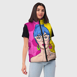 Женский жилет POP ART, цвет: 3D-черный — фото 2