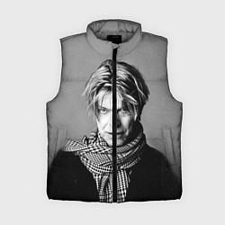Женский жилет Дэвид Боуи, цвет: 3D-светло-серый