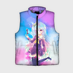 Женский жилет No Game No Life, цвет: 3D-светло-серый