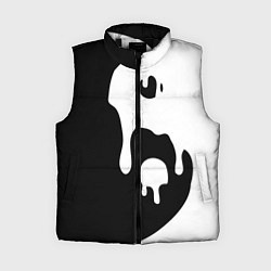 Женский жилет Инь Янь, цвет: 3D-черный