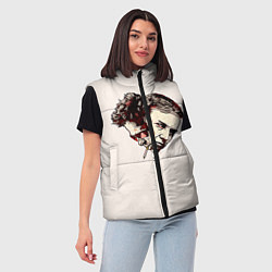 Женский жилет Fight Club: Friends, цвет: 3D-светло-серый — фото 2