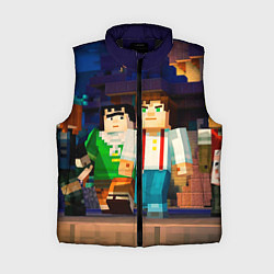 Женский жилет Minecraft Men's, цвет: 3D-черный
