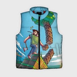 Женский жилет Minecraft Woodcutter, цвет: 3D-красный