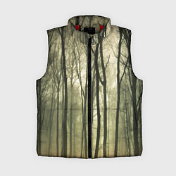 Женский жилет Чарующий лес, цвет: 3D-красный