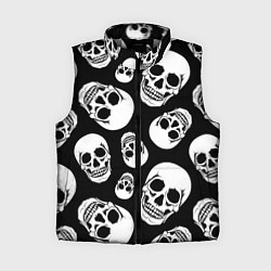 Женский жилет Черепа, цвет: 3D-светло-серый