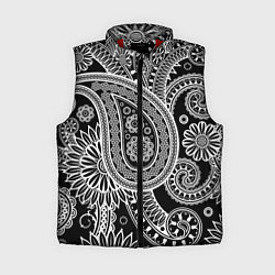 Женский жилет Paisley, цвет: 3D-красный