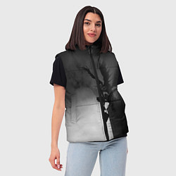 Женский жилет Тетрадь смерти 6, цвет: 3D-черный — фото 2