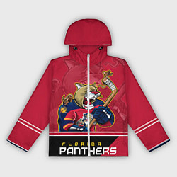 Ветровка с капюшоном женская Florida Panthers, цвет: 3D-белый