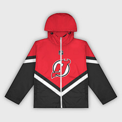 Ветровка с капюшоном женская NHL: New Jersey Devils, цвет: 3D-белый