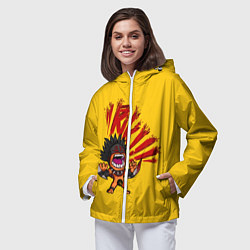 Ветровка с капюшоном женская Bloodseeker: Riki, цвет: 3D-белый — фото 2