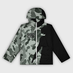 Ветровка с капюшоном женская PUBG: Camo Shadow, цвет: 3D-белый