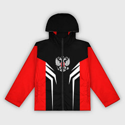 Ветровка с капюшоном женская Russia: Sport Line, цвет: 3D-черный