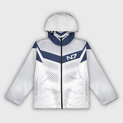 Ветровка с капюшоном женская N7: White Armor, цвет: 3D-черный