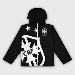 Ветровка с капюшоном женская Brazil Team: Exclusive, цвет: 3D-белый