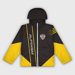 Ветровка с капюшоном женская Alpinism: Yellow Russia, цвет: 3D-белый