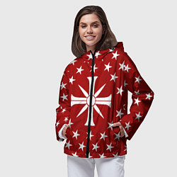 Ветровка с капюшоном женская Far Cry 5: Red Cult, цвет: 3D-черный — фото 2